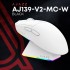 Миша Ajazz AJ139 V2 MC Wireless/Bluetooth/USB White (AJ139-V2-MC-W)
