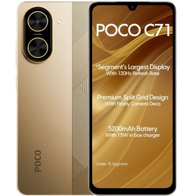 Мобільний телефон Xiaomi Poco C71 4/128GB Gold_EU
