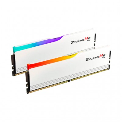 Пам'ять DDR5 32GB (2x16GB) 6000 MHz Ripjaws M5 RGB Matte W G.Skill F5-6000J3636F16GX2-RM5RW