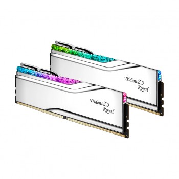 Пам'ять DDR5 32GB (2x16GB) 6400 MHz Trident Z5 Royal Silve G.Skill F5-6400J3239G16GX2-TR5S