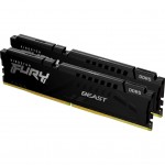 Пам'ять DDR5 64GB (2x32GB) 6000 MHz Beast EXPO Black Kingston Fury (ex.HyperX) KF560C36BBE2K2-64