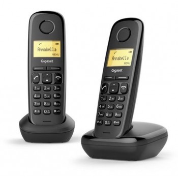 Радiотелефон DECT Gigaset A170 DUO Black (L36852-H2802-R201)