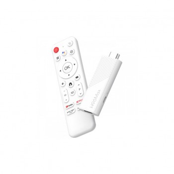 TV Медіаплеєр H96 MAX H313 TV Stick 2/16Gb/ Allwinner H313/ Android 14/ WiFi 2.4G+5G/білий