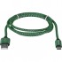 Дата кабель USB 2.0 AM to USB-C 1.0m PRO green Defender (87816)
