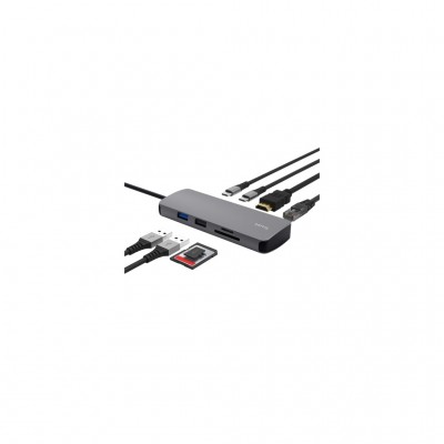 USB-хаб Trust USB-C 8-in1 1xUSB-А 3.2/USB-A 2.0/2xUSB-С/HDMI/Ehe (25672_TRUST)