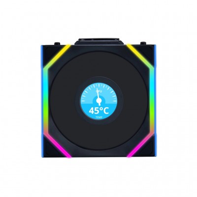 Вентилятор Lian Li Uni Fan SL WIRELESS LCD Reverse, 120-1 (G99.12RSLLCD1W1B.00)