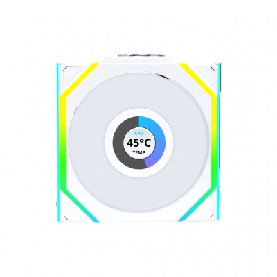 Вентилятор Lian Li Uni Fan SL WIRELESS LCD Reverse, 120-1 (G99.12RSLLCD1W1W.00)