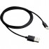 Дата кабель USB 2.0 AM to USB-C 1.0m black Canyon (CNE-USBC1B)