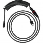 Дата кабель USB 2.0 AM to USB-C 1.37m coiled gray-black HyperX (6J679AA)