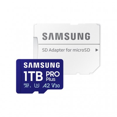 Карта пам'яті 1TB microSDXC class 10 UHS-I U3 V30 A2 Pro Plus Samsung (MB-MD1T0SA/EU)