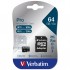 Карта пам'яті 64GB microSDXC class 10 UHS-III PRO Verbatim (47042)