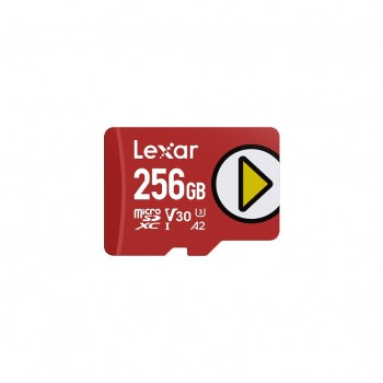 Карта пам'яті Lexar 256GB microSDXC class 10 UHS-I U3 V30 A2 Play (LMSPLAY256G-BNSNG)