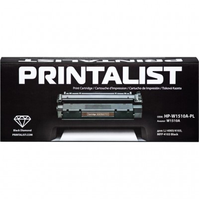 Картридж HP LJ 4003/4103, MFP 4103 Black / W1510A Black (HP-W1510A-PL) PRINTALIST