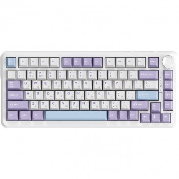 Клавіатура Ajazz AK820 MAX Magnetic Switch RGB USB White (AK820MAX-WM-PWB)