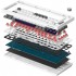 Клавіатура GamePro Genesis Warden MK160P Outemu Swithes USB White-Gre (MK160P)