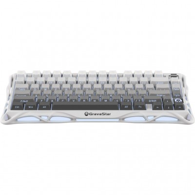 Клавіатура GravaStar Mercury K1 TKL Wireless/Bluetooth/USB UA White (GSK1_GWHT)