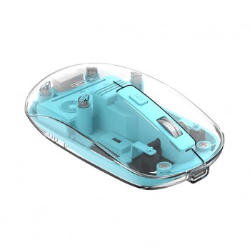 Миша XO M12 Wireless Transparent/Blue (M12 Blue)