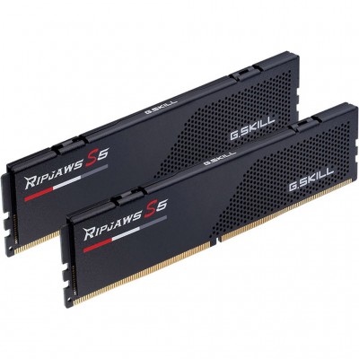 Пам'ять DDR5 32GB (2x16GB) 6400 MHz Ripjaws S5 Matte Black G.Skill F5-6400J3648F16GX2-RS5K