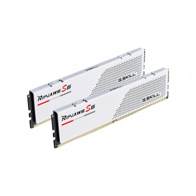 Пам'ять DDR5 32GB (2x16GB) 6400 MHz Ripjaws S5 Matte White G.Skill F5-6400J3648F16GX2-RS5W