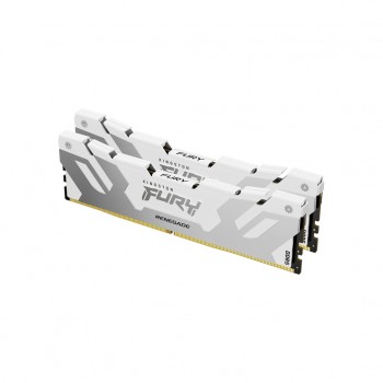 Пам'ять DDR5 32GB (2x16GB) 8000 MHz Renegade White Kingston Fury (ex.HyperX) KF580C38RWK2-32