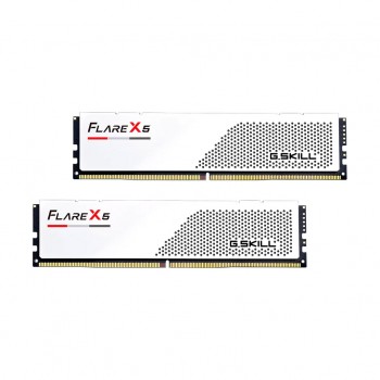 Пам'ять DDR5 48GB (2x24GB) 6000 MHz Flare X5 Matte White G.Skill F5-6000J3036F24GX2-FX5W