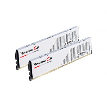 Пам'ять DDR5 64GB (2x32GB) 6000 MHz Ripjaws S5 Matte White G.Skill F5-6000J2836G32GX2-RS5W
