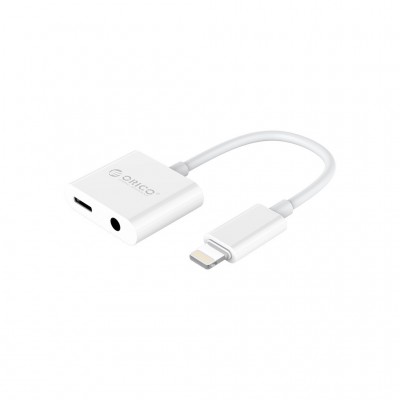 Перехідник Lightning to 3.5mm/Lightning 2LT-WH-BP Orico (CA912797)