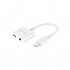 Перехідник Lightning to 3.5mm/Lightning 2LT-WH-BP Orico (CA912797)