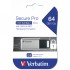 флеш USB 64GB Secure Pro with 256 AES USB 3.2 Verbatim (98666)