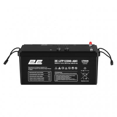 Батарея LiFePo4 2E 12V-200Ah, ABC 4S (2E-LFP12200-ABC) Батарея LiFePo4 2E 12V-200Ah, ABC 4S (2E-LFP12200-ABC)