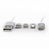 Дата кабель USB 2.0 AM to Lightning + Micro 5P + USB-C 1.0m Cablexpert (CC-USB2-AMLM31-1M)