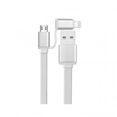 Дата кабель USB 2.0 AM to Lightning + Micro 5P 1.0m Patron (CAB-PN-LIGHT-MIC-1M)