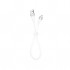 Дата кабель USB 2.0 AM to Lightning 0.25m 2.4A white XO (XO-NB179-BK)