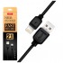 Дата кабель USB 2.0 AM to Lightning 1.0m 2.1A black XO (NB36-L-1-BK)