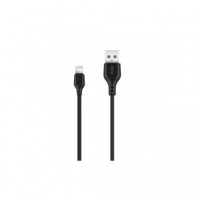 Дата кабель USB 2.0 AM to Lightning 1.0m 2.1A black XO (NB36-L-1-BK)