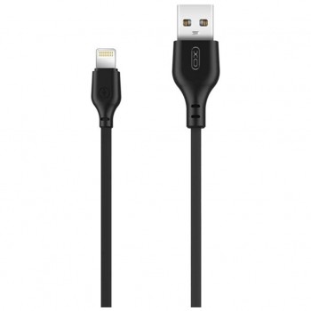Дата кабель USB 2.0 AM to Lightning 1.0m 2.1A black XO (XO-NB-103-L-1-BK)
