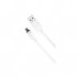 Дата кабель USB 2.0 AM to Lightning 1.0m 2.1A magnetic pvc white XO (NB187-L-1-WH)