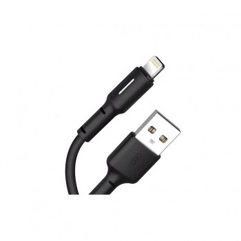 Дата кабель USB 2.0 AM to Lightning 1.0m 3A black XO (NB112-i-BK)