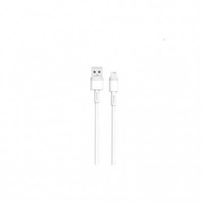 Дата кабель USB 2.0 AM to Lightning 1.0m 5A white XO (XO-NBQ166-L-1-WH)