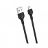 Дата кабель USB 2.0 AM to Lightning 2.0m 2.1A black XO (NB200-L2-BK)