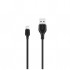Дата кабель USB 2.0 AM to Lightning 2.0m 2.1A black XO (XO-NB-103-L-2-BK)