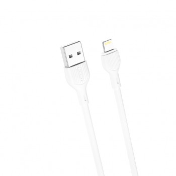Дата кабель USB 2.0 AM to Lightning 2.0m 2.1A white XO (NB200-L2-WH)