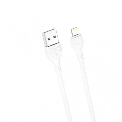 Дата кабель USB 2.0 AM to Lightning 2.0m 2.1A white XO (NB200-L2-WH)