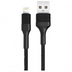 Дата кабель USB 2.0 AM to Micro 5P 1.0m 2.1A black XO (NB51-M-1-BK)