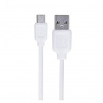 Дата кабель USB 2.0 AM to Micro 5P 1.0m 2.1A white XO (NB36-M-1-WH)