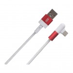 Дата кабель USB 2.0 AM to Micro 5P 1.0m 2.4A 90° corner white XO (NB152-M-1-WH)