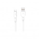 Дата кабель USB 2.0 AM to Micro 5P 1.0m 3A white XO (NB112-M-WH)