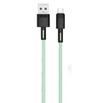 Дата кабель USB 2.0 AM to Micro 5P 1.0m 5A green XO (NB166-M-1-GR)