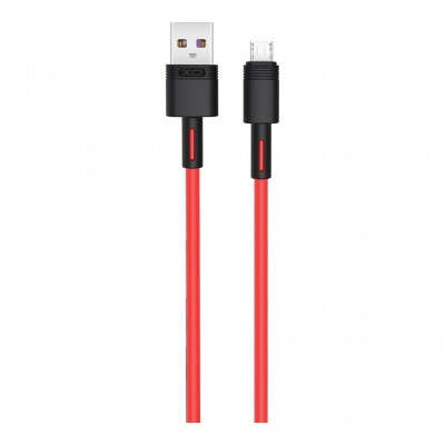 Дата кабель USB 2.0 AM to Micro 5P 1.0m 5A red XO (NB166-M-1-RD)