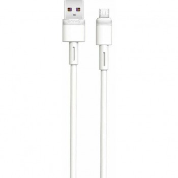 Дата кабель USB 2.0 AM to Micro 5P 1.0m 5A white XO (NB166-M-1-WH)